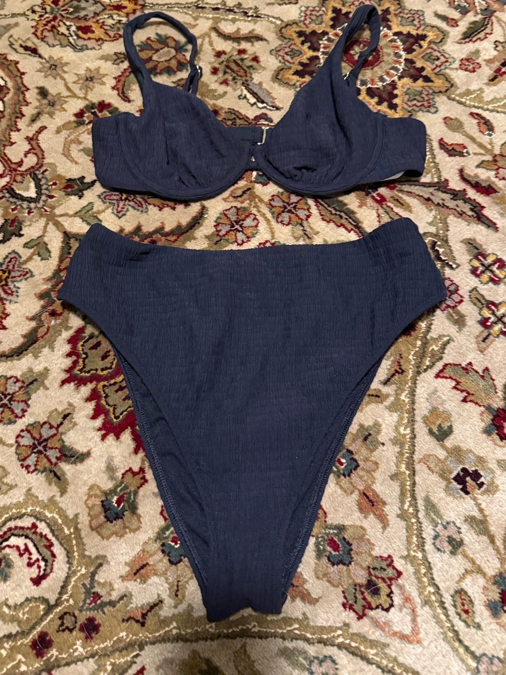 Abercrombie Textured Bikini Set